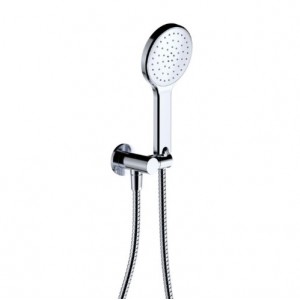 Kaya Hand Shower, Round Plate, Chrome